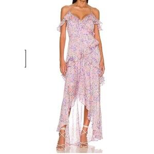 ASTR the Label Pemberley Dress Size M  Floral Maxi Sleeveless NWT